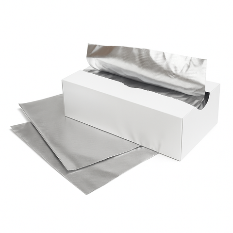 Pre-Cut Aluminium Foil Sheets 305x273mm