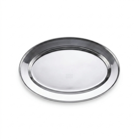 Silver Oval Platter – 380x280mm