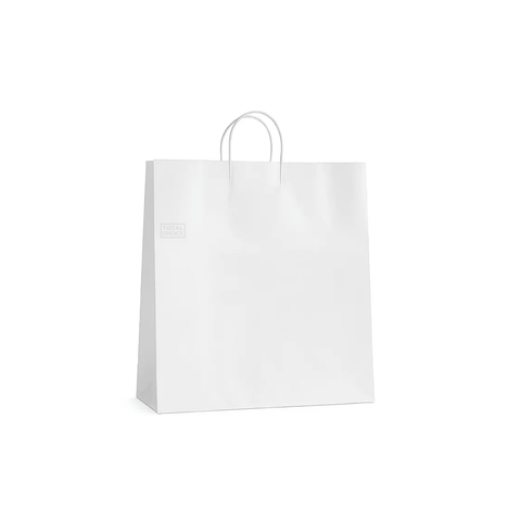 Jumbo White Takeaway Bag