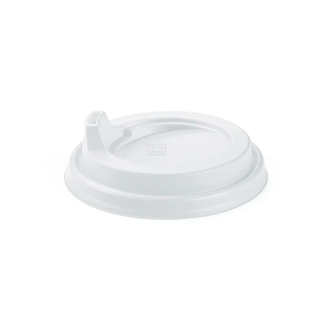 BioPak Hot Lids 90mm White for Coffee Cups