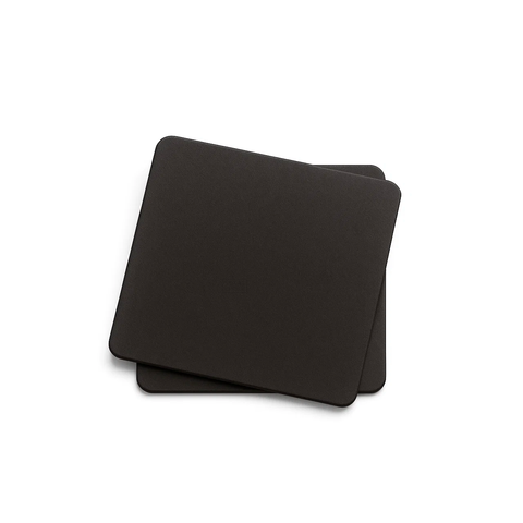 Square Paper Coasters Black 95x95mm