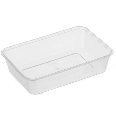 Genfac Rectangular Containers 500ml
