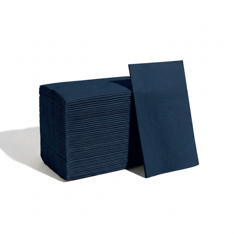 Dark Blue 2-Ply Dinner Napkins GT Fold
