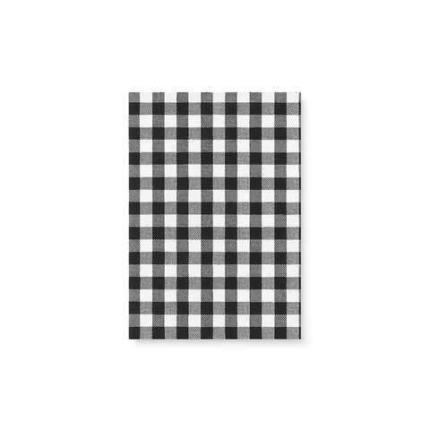 Black Gingham Greaseproof Paper 1/8 Cut