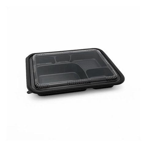 Japanese Container with Hinged Black Base Large