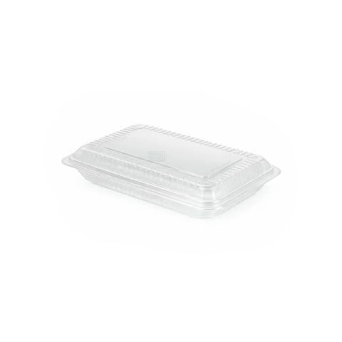 Japanese Clear Container with Hinged Lid Medium