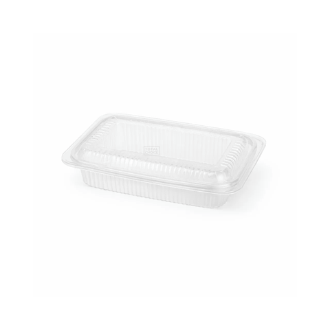 Japanese Clear Container with Hinged Lid Small