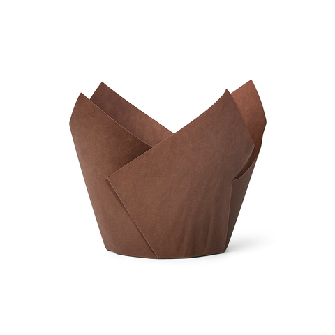 Brown/Gold Texas Muffin Baking Parchment Wraps
