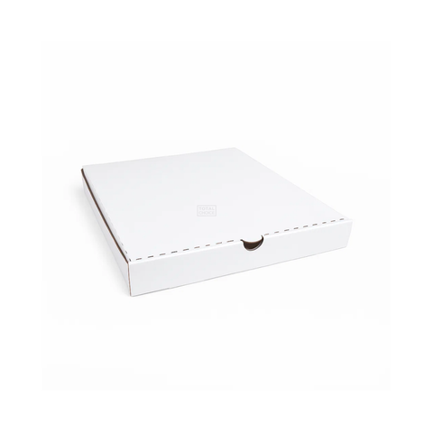 Pizza Box 7" Plain White – (100 Pack)