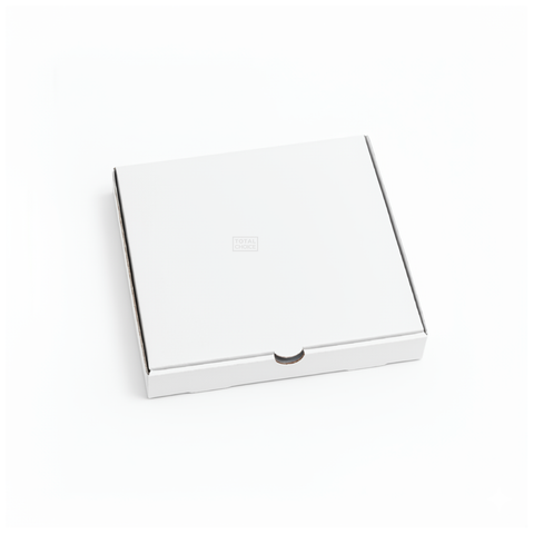 Pizza Box 7" Plain White – (100 Pack)