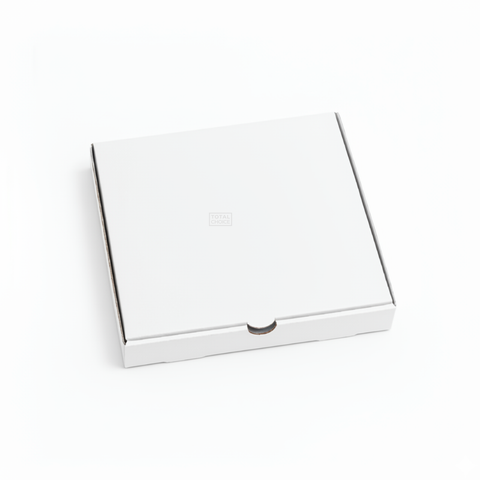 Pizza Box 9" Plain White – (100 Pack)