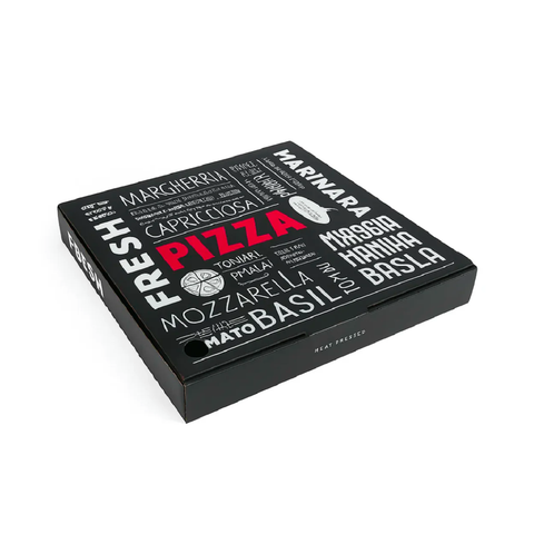 Pizza Box 13" - Selection Print Black
