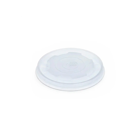 Flat PP Lid for 12oz–24oz Paper Bowls