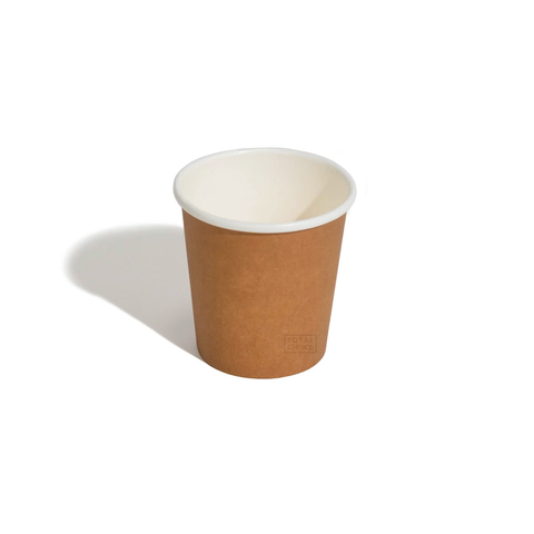 Single Wall Coffee Cup 4oz Kraft