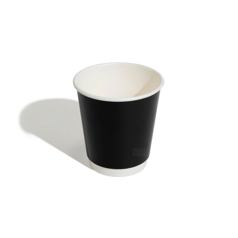 Double Wall Coffee Cup 8oz Black