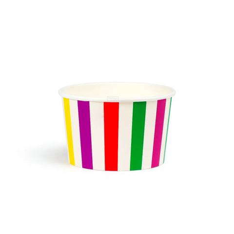 Ice Cream Cup 5oz Candy Stripe