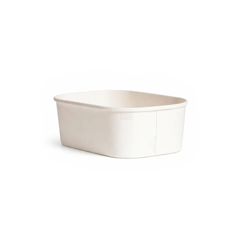 Paper Rectangular Container 750ml Compostable