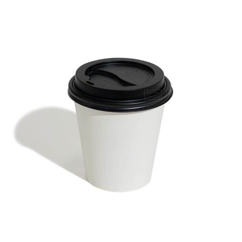 Single Wall Coffee Cup 12oz 90mm White