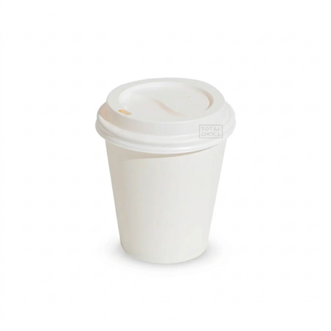 Single Wall Coffee Cup 12oz 90mm White
