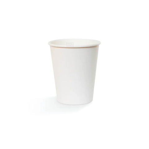 Single Wall Coffee Cup 12oz XL 90mm White