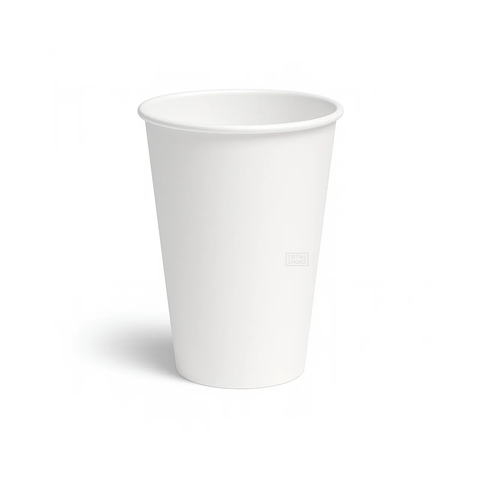 Single Wall Coffee Cup 16oz 90mm White