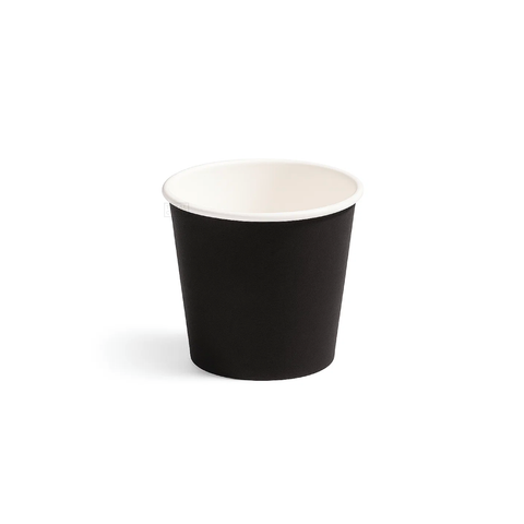 Single Wall Coffee Cup 4oz – Black