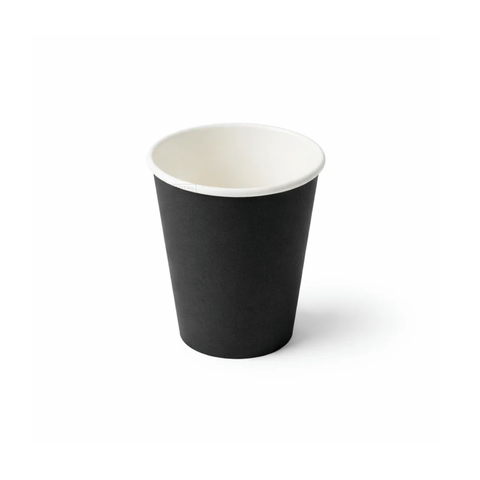 Single Wall Coffee Cup 8oz (80mm) – Black