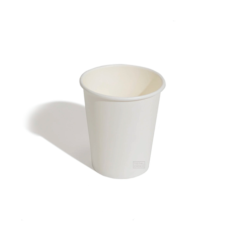 Single Wall Coffee Cup 8oz 80mm White