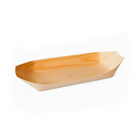 Pine Food Boat 225x110mm – Natural Wood