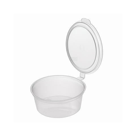 Portion Cup 35ml with Hinged Lid