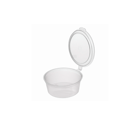 Portion Cup 35ml with Hinged Lid