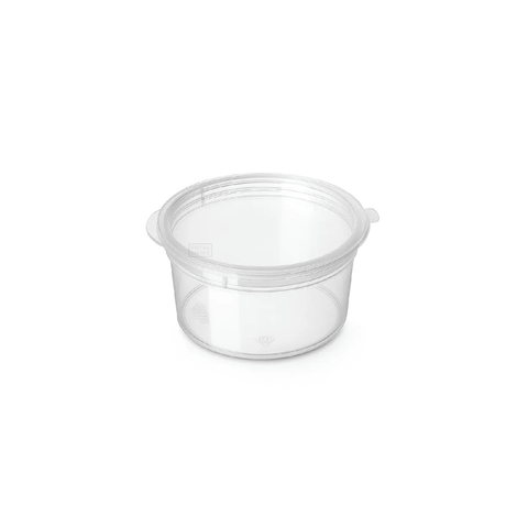 Genfac Portion Cup 50ml with Hinged Lid
