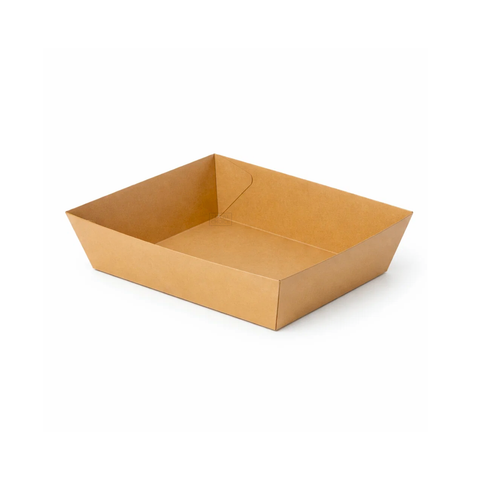 Kraft Paper Food Tray #3