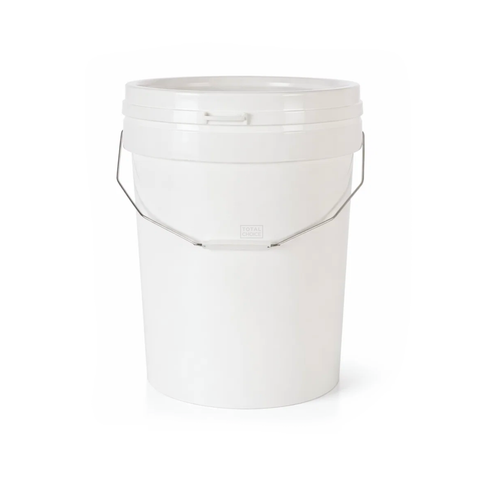Plastic Pail with Handle – 20 Litre White