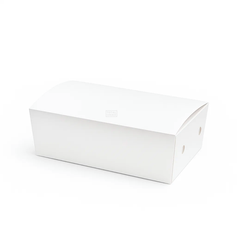 Large White Cardboard Snack Box