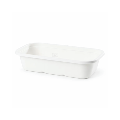 Sugarcane Rectangle Base – 1000ml White