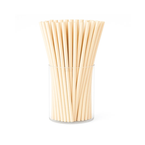 Paper Jumbo Straw 3 Ply White - 235x10mm