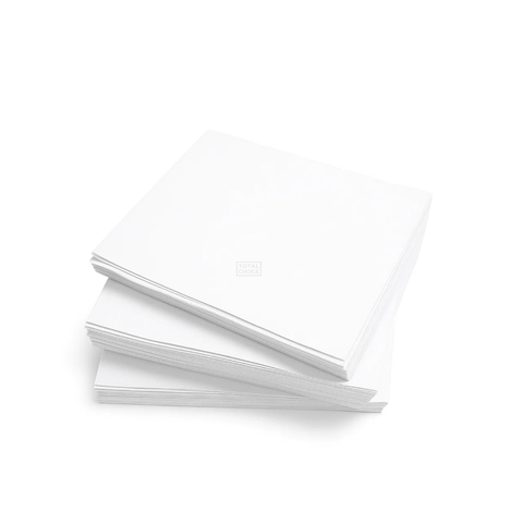 White Bonded Paper Tablecloth – 70x70cm Sheets