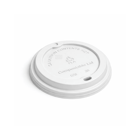PLA Coffee Cup Lid White 90mm