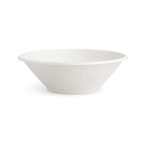 Sugarcane Bowl 24oz – White Compostable