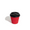 Corrugated Coffee Cup 8oz Red